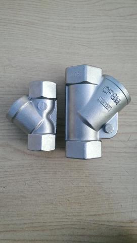 Y-type check valve
