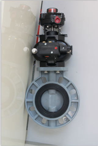 Pneumatic Rotary Actuator Butterfly Valve